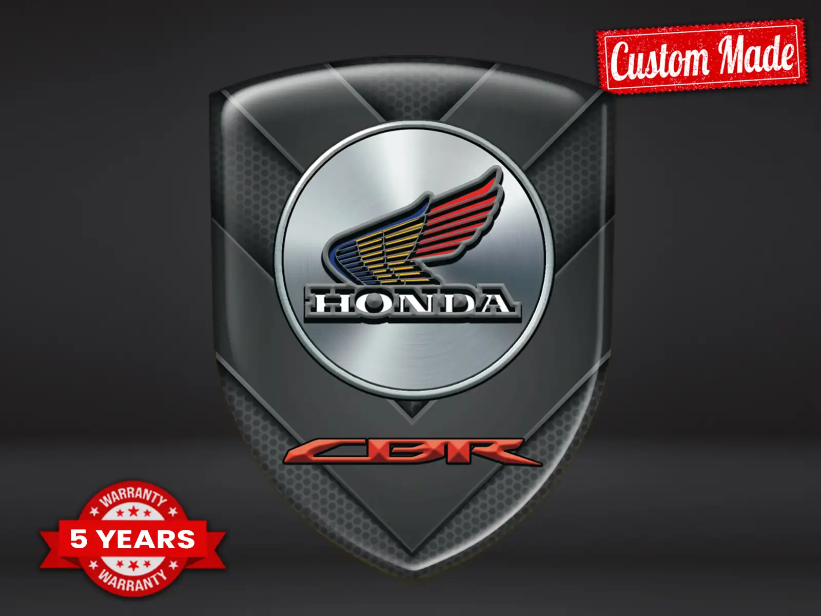 Honda Etiqueta Impermeable Pro Máximo Resistente Actual